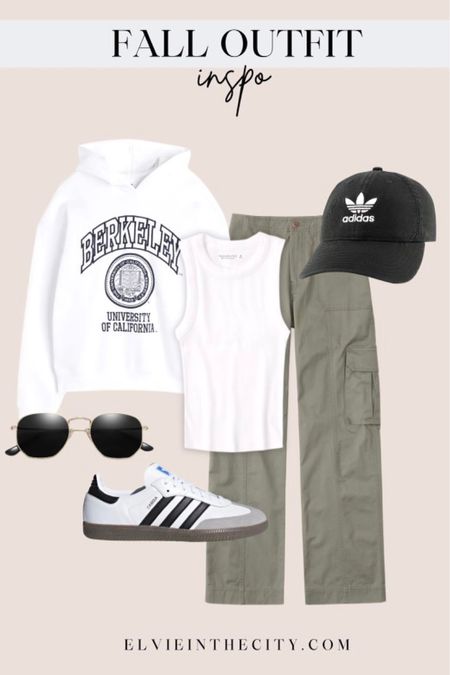Fall Outfit Ideas, fall fashion, casual outfits, everyday style, mom style.
Adidas Samba, cargo pants. 

#LTKfindsunder100 #LTKover40 #LTKstyletip
