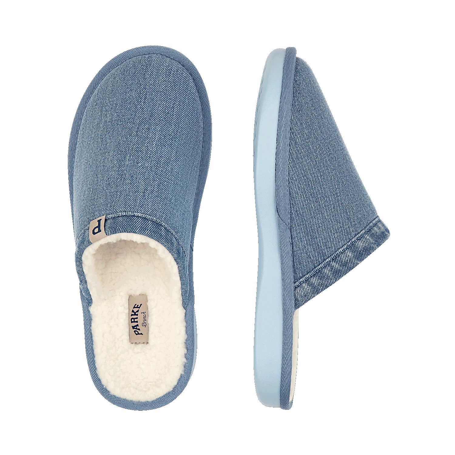 Parke & Brunch Essential Denim Slipper | Parke