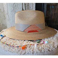 straw Fedora Hat| Palm Leaf Hat|Women's Hat Isabel | Etsy (US)