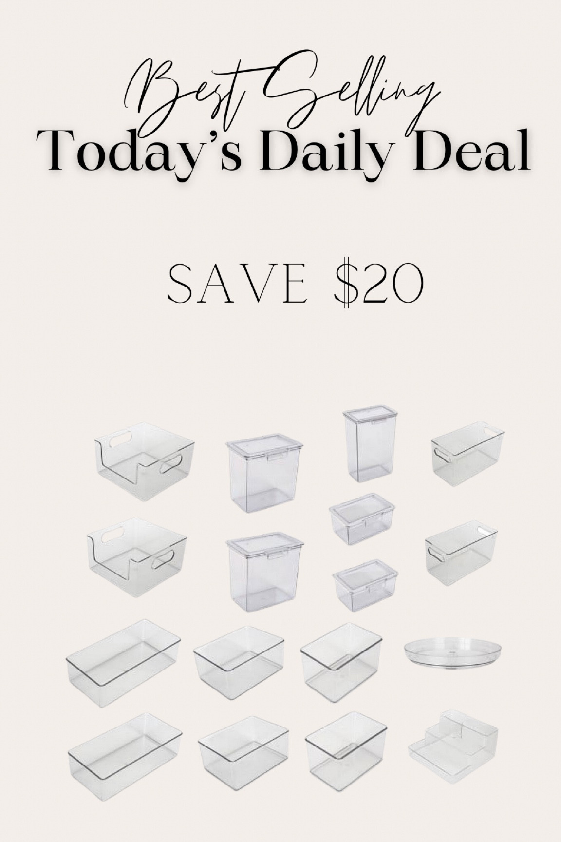 This 17 piece Home Edit kitchen organization set is $20 off! 

#LTKHoliday #LTKhome #LTKsalealert