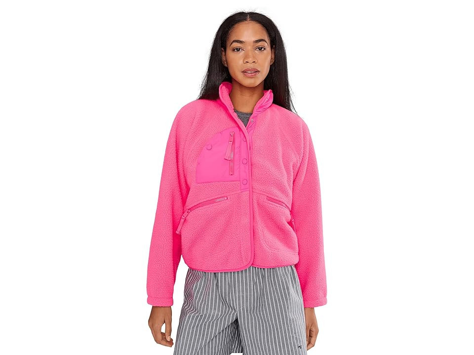 FP Movement Hit The Slopes Jacket Women's Jacket Hot Pink : XS (Women's 0-2), Polyester | Zappos