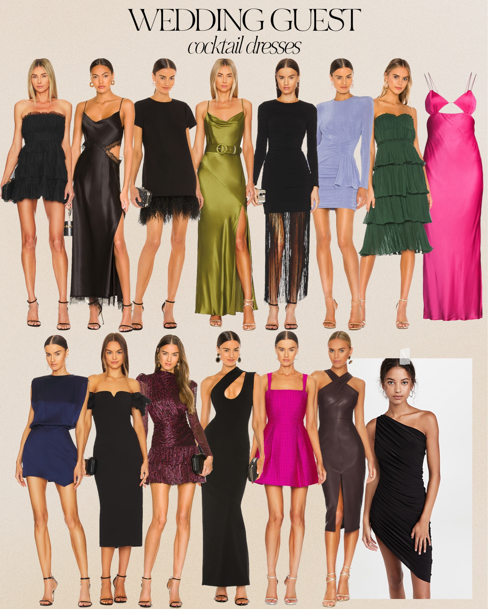 Wedding Guest: Cocktail Dresses 🤍

#LTKwedding