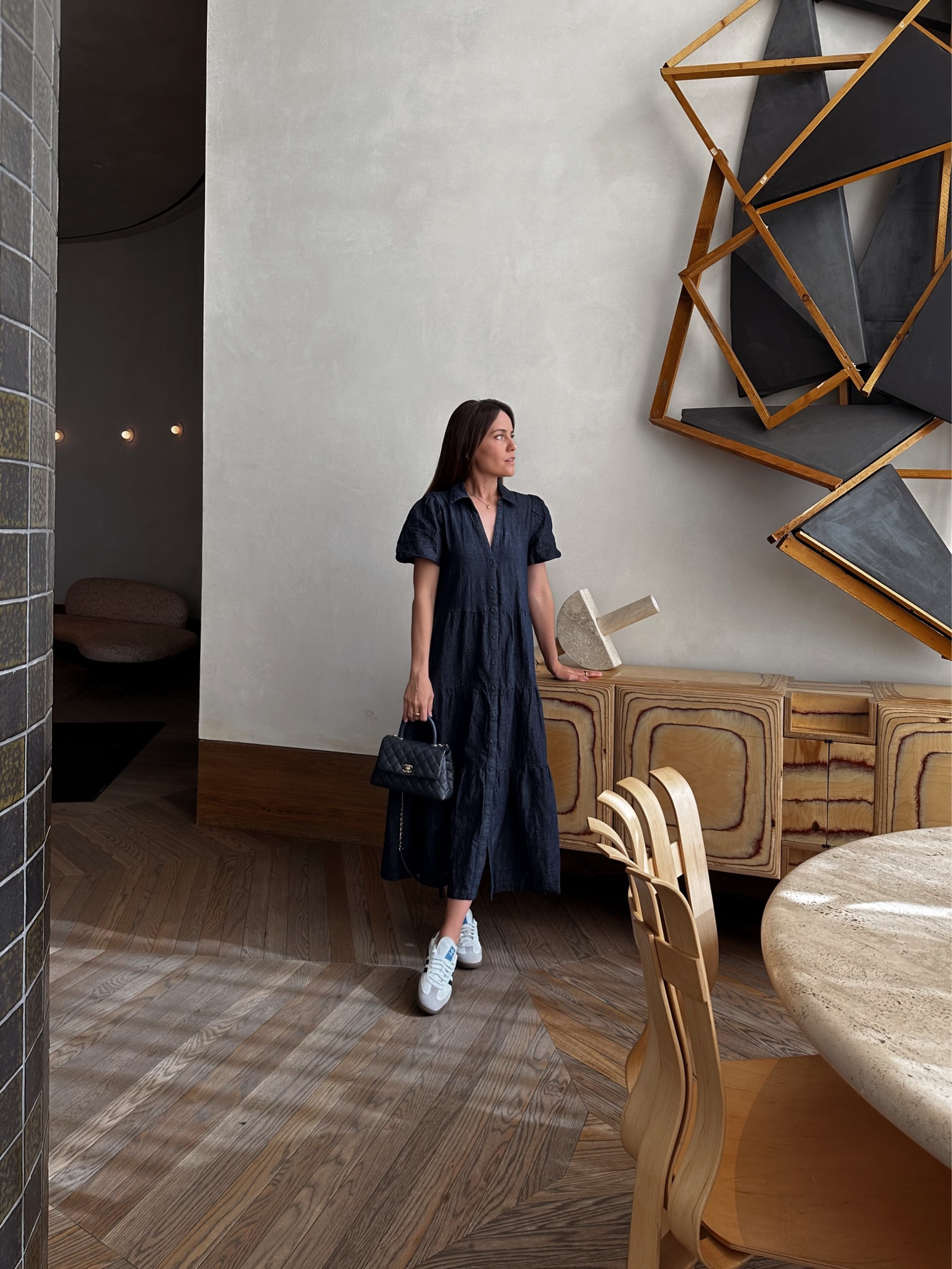 Casual weekend outfit. Travel outfit, vacation dress, sneakers, bag. 

#LTKshoecrush #LTKtravel #LTKstyletip