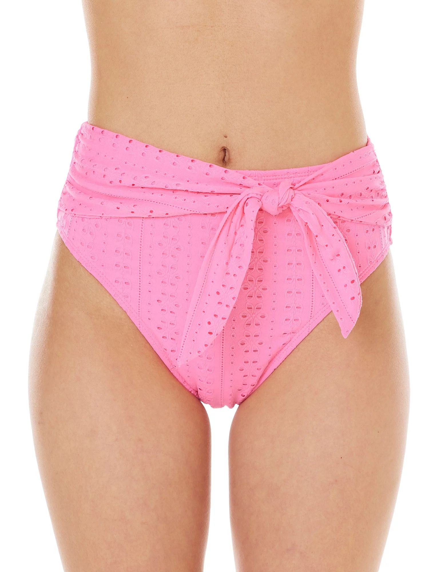 Celebrity Pink Junior's Swim Belted High Waist Bikini Bottom | Walmart (US)