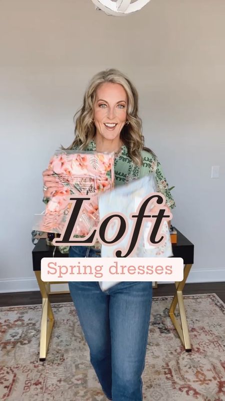 I found these two dresses ON SALE @loft and knew they would be perfect to wear this spring. (Both under $50) I love the fit and color of the ballon sleeve pocket midi dress - so perfect for Easter too! The colors are stunning! Oh and this leafed striped shirtdress is quite effortless flawless…so flattering!  So many dresses on sale for Spring! Wearing a size small
In both 

#LTKSeasonal #LTKover40 #LTKsalealert