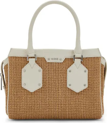 BOSS Ivy Woven Top Handle Bag | Nordstrom | Nordstrom