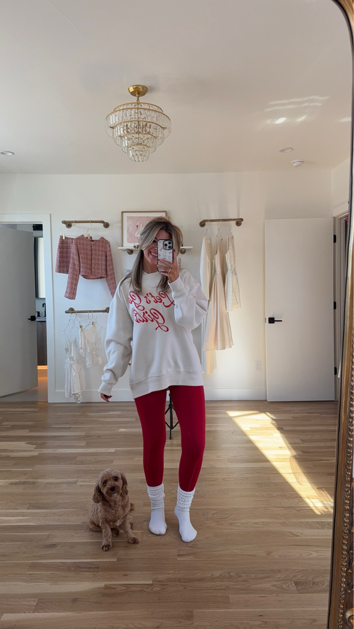 White and red valentines sweater girls night valentines party everyday loungewear

Wearing medium in top and 4 in leggings 

#LTKFindsUnder100 #LTKSeasonal #LTKStyleTip