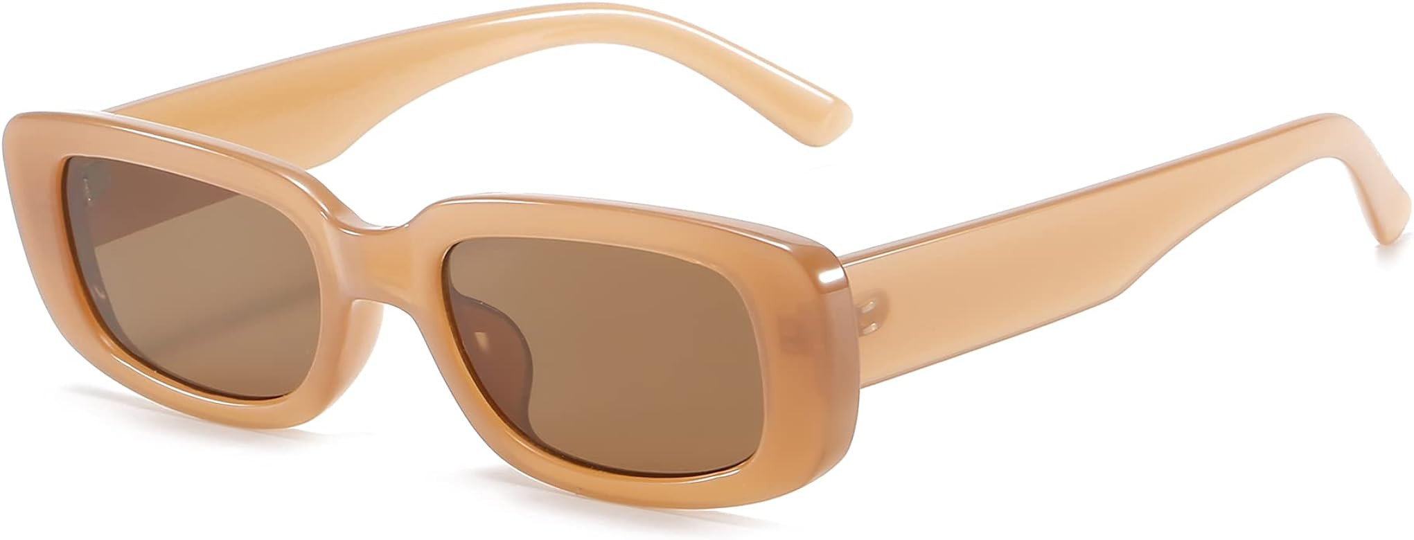 BUTABY Rectangle Sunglasses for Women Retro Driving Glasses 90’s Vintage Fashion Narrow Square Frame | Amazon (US)