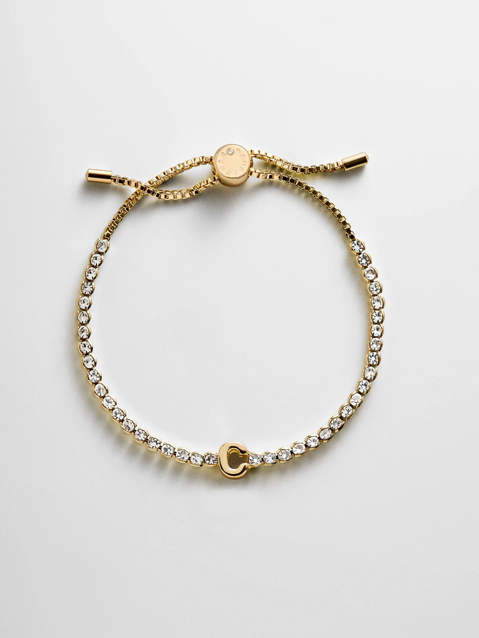 Block Letter Tennis Bracelet - Initial Tennis Bracelet | BaubleBar