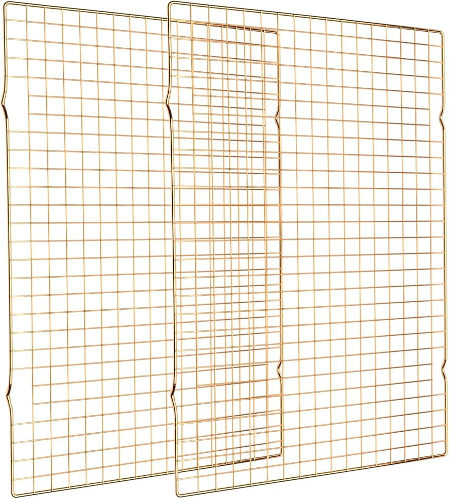 Cooling Rack for Baking, 2-Pack 16x10 Inches Baking Rack, Thick Wire Cookie Rack for Cooking, Roa... | Amazon (US)