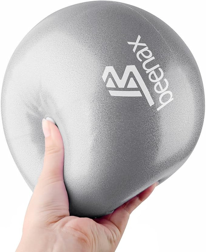 Beenax 23cm Soft Pilates Ball - 9 Inch Exercise, Mini Barre, Gym Ball - Perfect for Yoga, Pilates... | Amazon (UK)