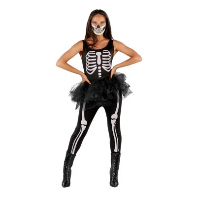 Orion Costumes Skeleton Jumpsuit (black) Adult Costume Small | Target