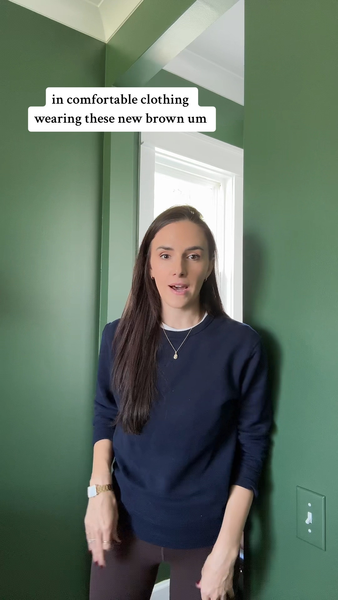 loving the new brown #alignleggings from #lululemon 🤎🍋 and I’ve been wearing this navy #polo #sweatshirt on repeat.

#ootd #momoutfit #casualoutfit #activewear 


#LTKStyleTip #LTKActive #LTKVideo