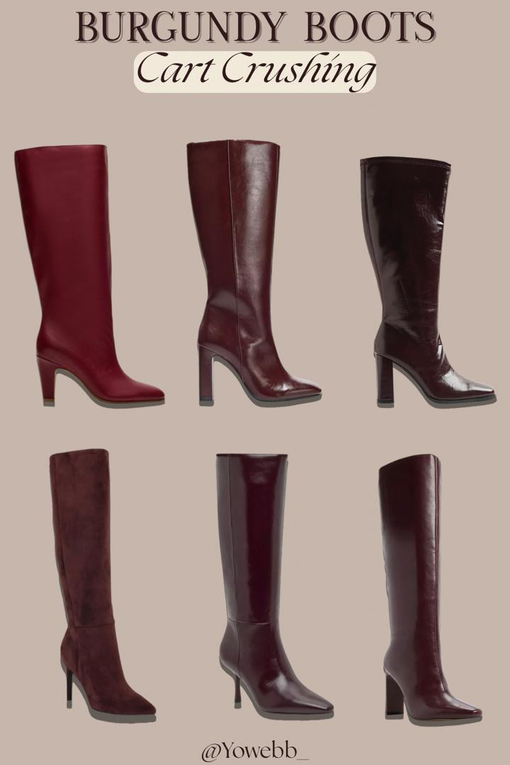 I'm fall-ready with in these burgundy boots!
#Boots #FallReady #LTKBoots 

 #LTKSeasonal #LTKOver40 #LTKShoeCrush