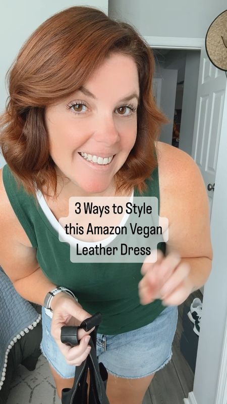3 Ways to Style this Amazon Vegan Leather Dress! 

A leather dress is definitely a staple for Fall and this one is so good! It’s from Amazon, it runs TTS (I would size up if you want extra room), it comes in 4 color options and all colors are under $60! All looks are fully linked for you to shop! 

#LTKstyletip #LTKxPrime #LTKmidsize