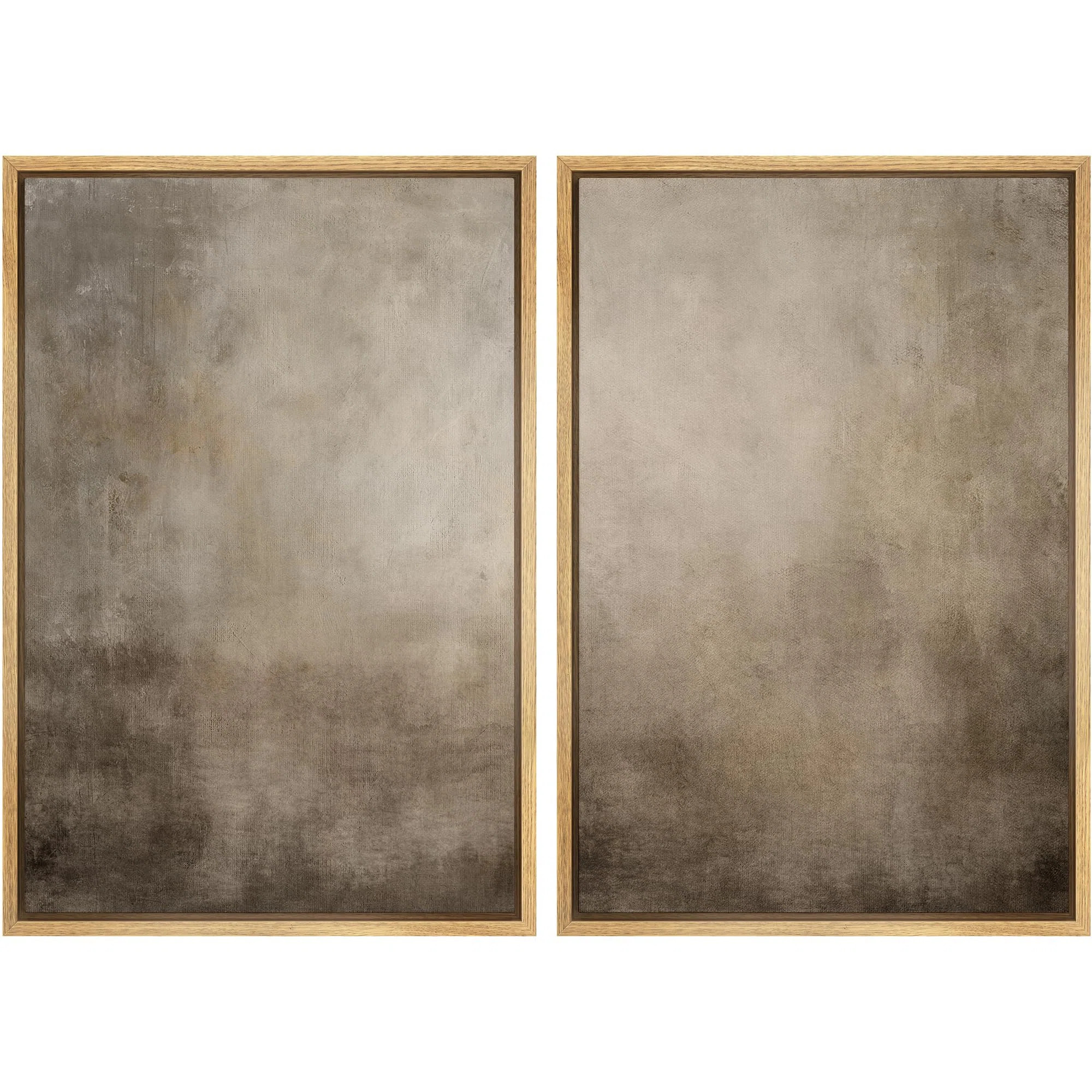 wall26 " Monochromatic Gradient Abstract Minimalist Gray " 2 - Pieces on Canvas & Reviews | Wayfa... | Wayfair North America
