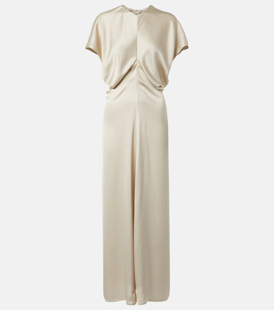 Bridal Slouch draped satin maxi dress | Mytheresa (US/CA)