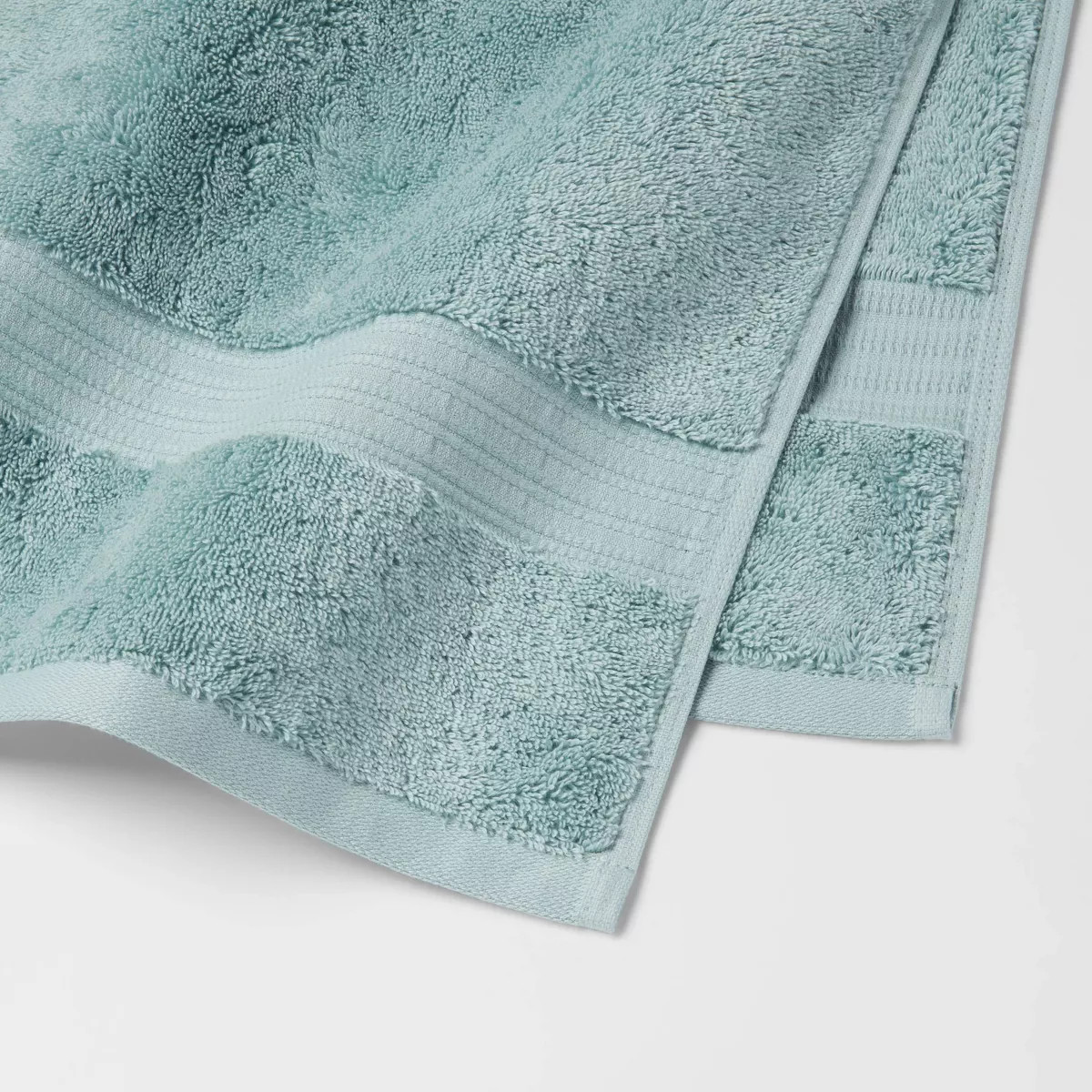 Total Fresh Antimicrobial Bath Towel Aqua - Threshold™: 100% Cotton, Low Lint, Machine Washable... | Target