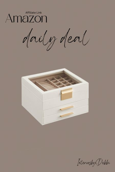 Daily Deal
Jewelry box, Amazon deal, transitional home, modern decor, amazon find, amazon home, target home decor, mcgee and co, studio mcgee, amazon must have, pottery barn, Walmart finds, affordable decor, home styling, budget friendly, accessories, neutral decor, home finds, new arrival, coming soon, sale alert, high end look for less, Amazon favorites, Target finds, cozy, modern, earthy, transitional, luxe, romantic, home decor, budget friendly decor, Amazon decor #amazonhome #founditonamazon

#LTKSaleAlert #LTKFindsUnder50 #LTKSeasonal