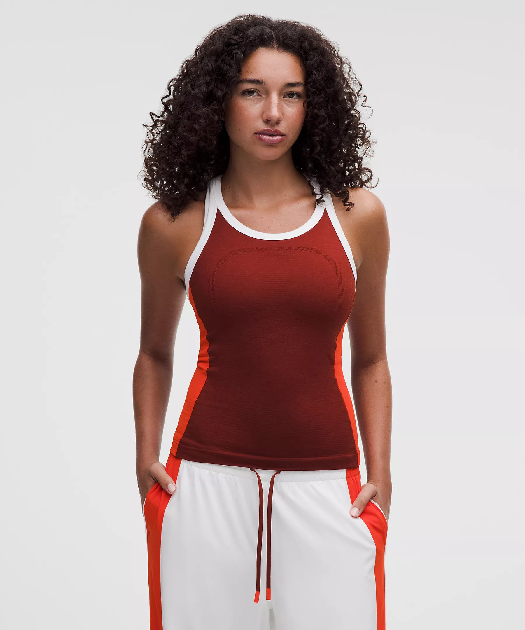 Swiftly Tech Scoopneck Racerback Tank 2.0 Waist Length | lululemon (CA)