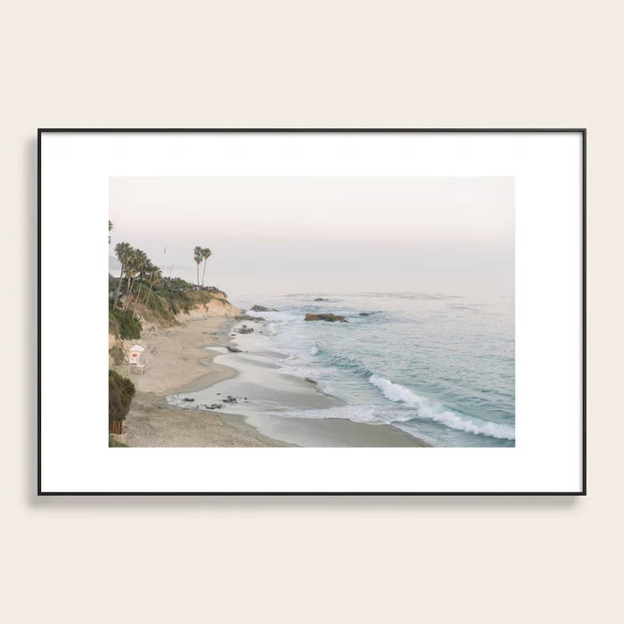 Laguna Beach Lookout Framed Art Print | Society6