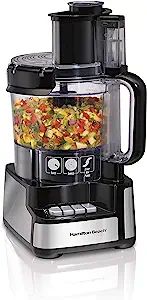 Hamilton Beach Stack & Snap Food Processor and Vegetable Chopper, BPA Free, Stainless Steel Blade... | Amazon (US)