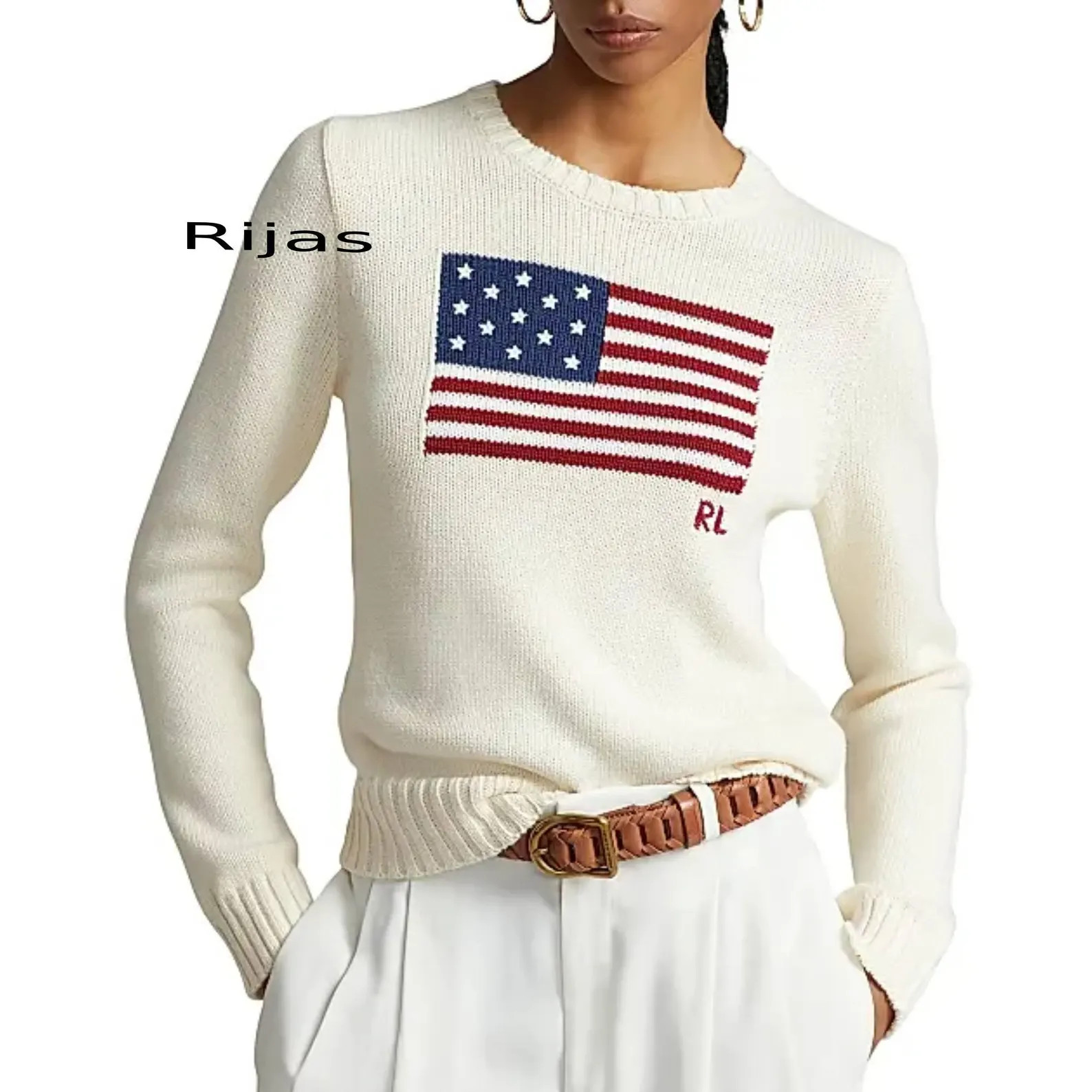 Authentic Polo Ralph Lauren Flag Sweater Crewneck Knit | Etsy (Global)