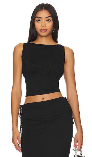 Lorenza Top in Black | Revolve Clothing (Global)