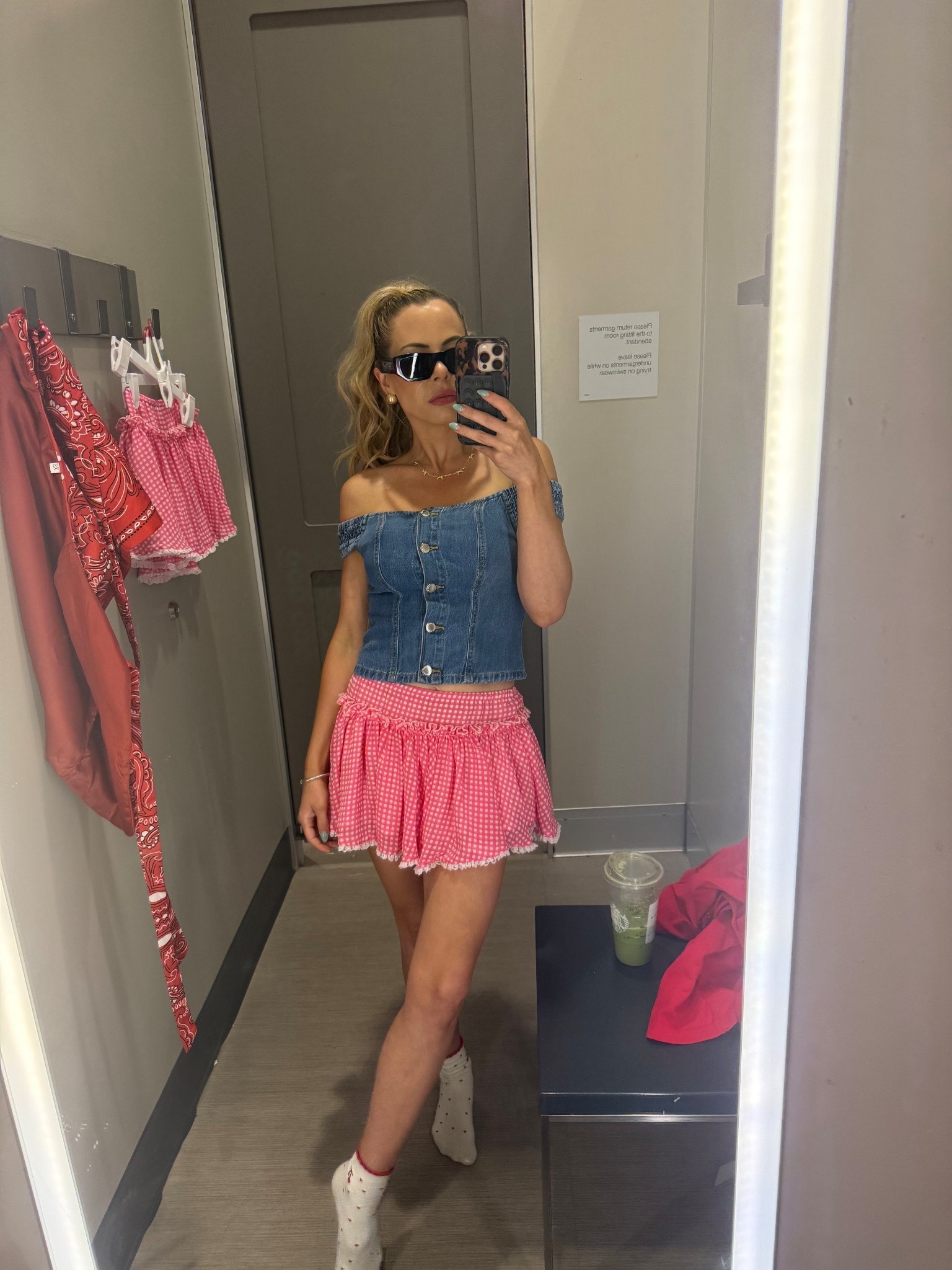 Love this cute little outfit from Target! 
Denim top - S 
Skirt - XS

#LTKdayinmylife