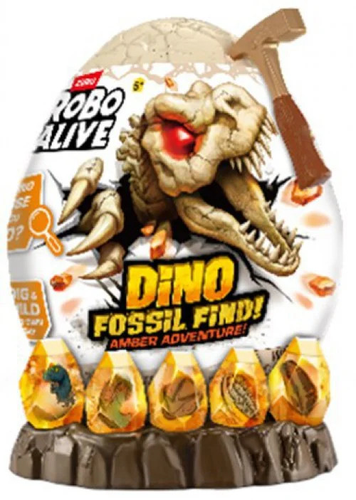 Robo Alive Fossil Find! AMBER ADVENTURE Mystery Pack (RANDOM DINO) | Walmart (US)