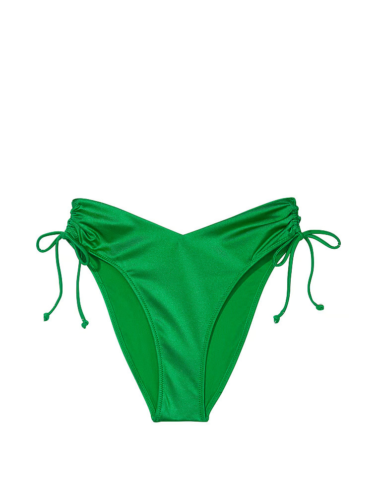 Ruched Shine Cheeky Bikini Bottom | Victoria's Secret (US / CA )