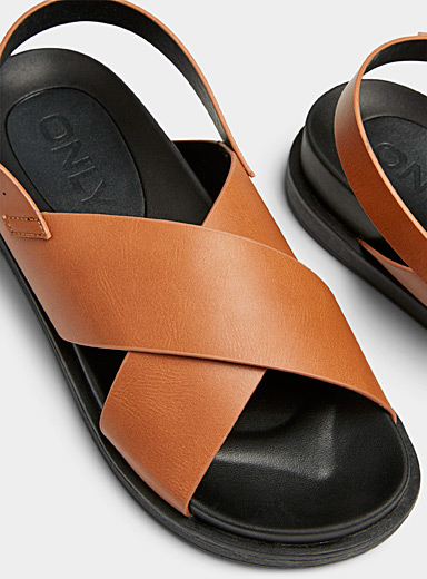 Criss-cross strap moulded sandalsWomen | Simons