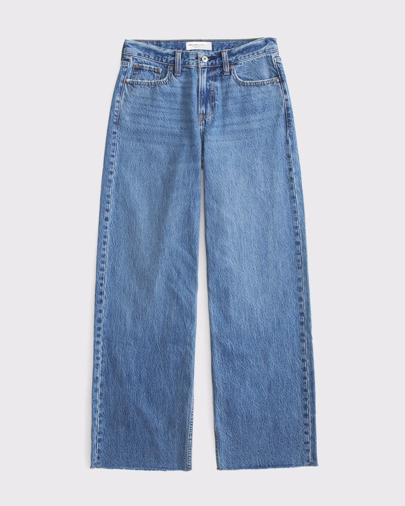 Women's Low Rise Ultra Loose Jean | Women's Bottoms | Abercrombie.com | Abercrombie & Fitch (US)