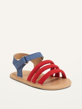 Strappy Mixed-Material Sandals for Baby | Old Navy (US)