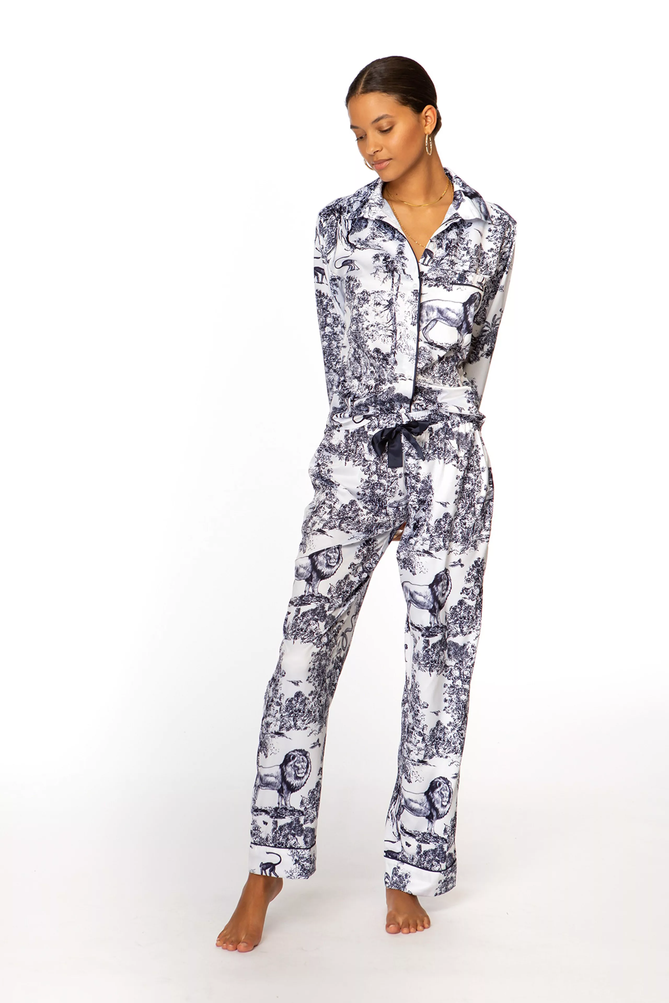 Satin Toile Pajama Set curated on LTK