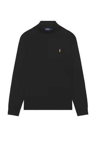 Long Sleeve Soft Touch Turtleneck Pullover in Black | Revolve Clothing (Global)