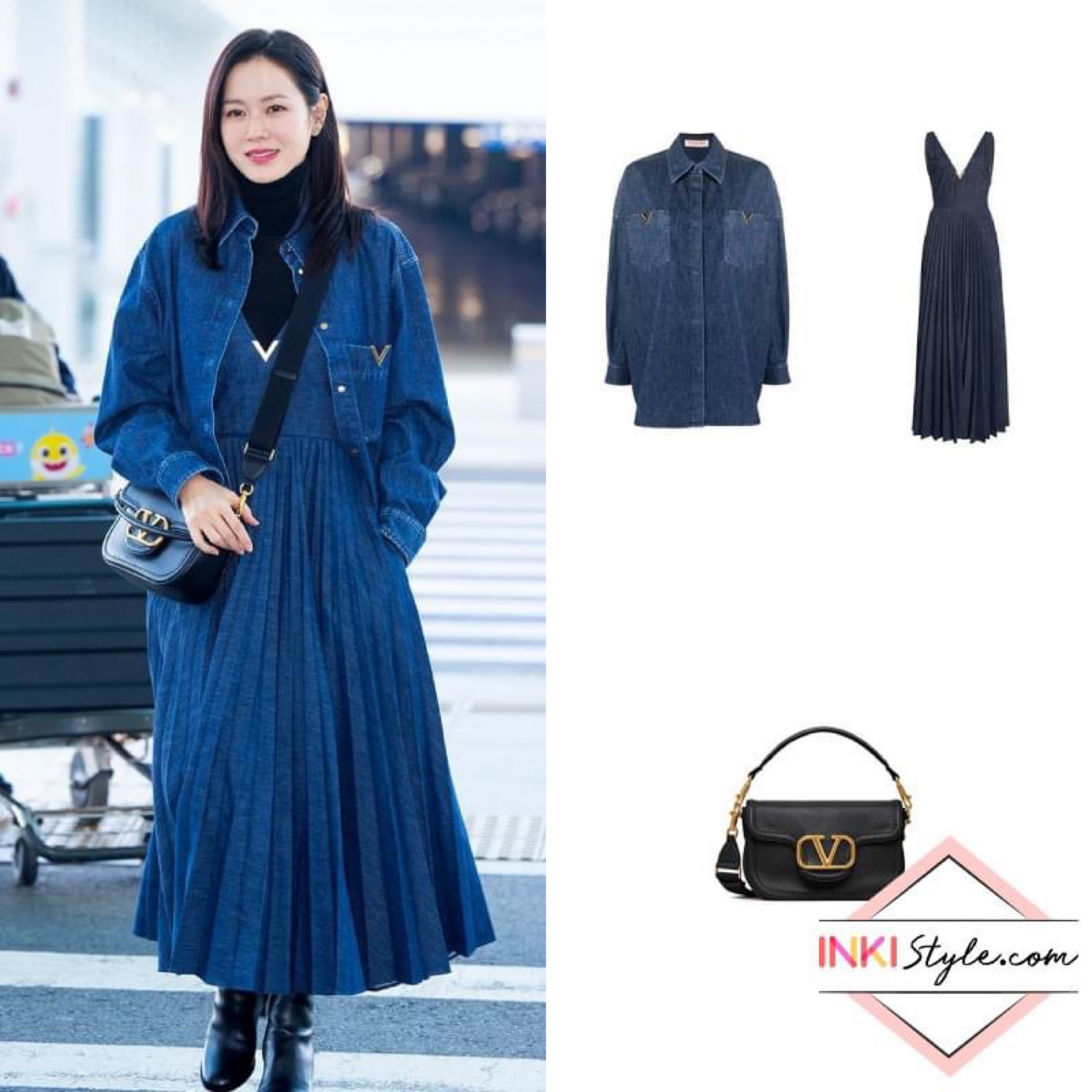 #SonYeJin's all-denim ensemble at the airport is both sophisticated and laid-back
.
.
.
#sonyejinfashion #sonyejinstyle #손예진 #손예진패션 #valentino #inkistyle #inkistyle_sonyejin #inkistyle_valentino