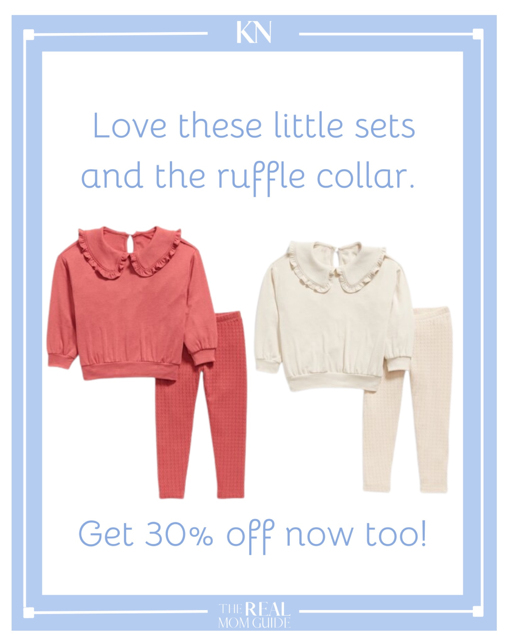 Ruffle collar toddler sets comfy fall winter fashion girls 

#LTKbaby #LTKkids #LTKstyletip