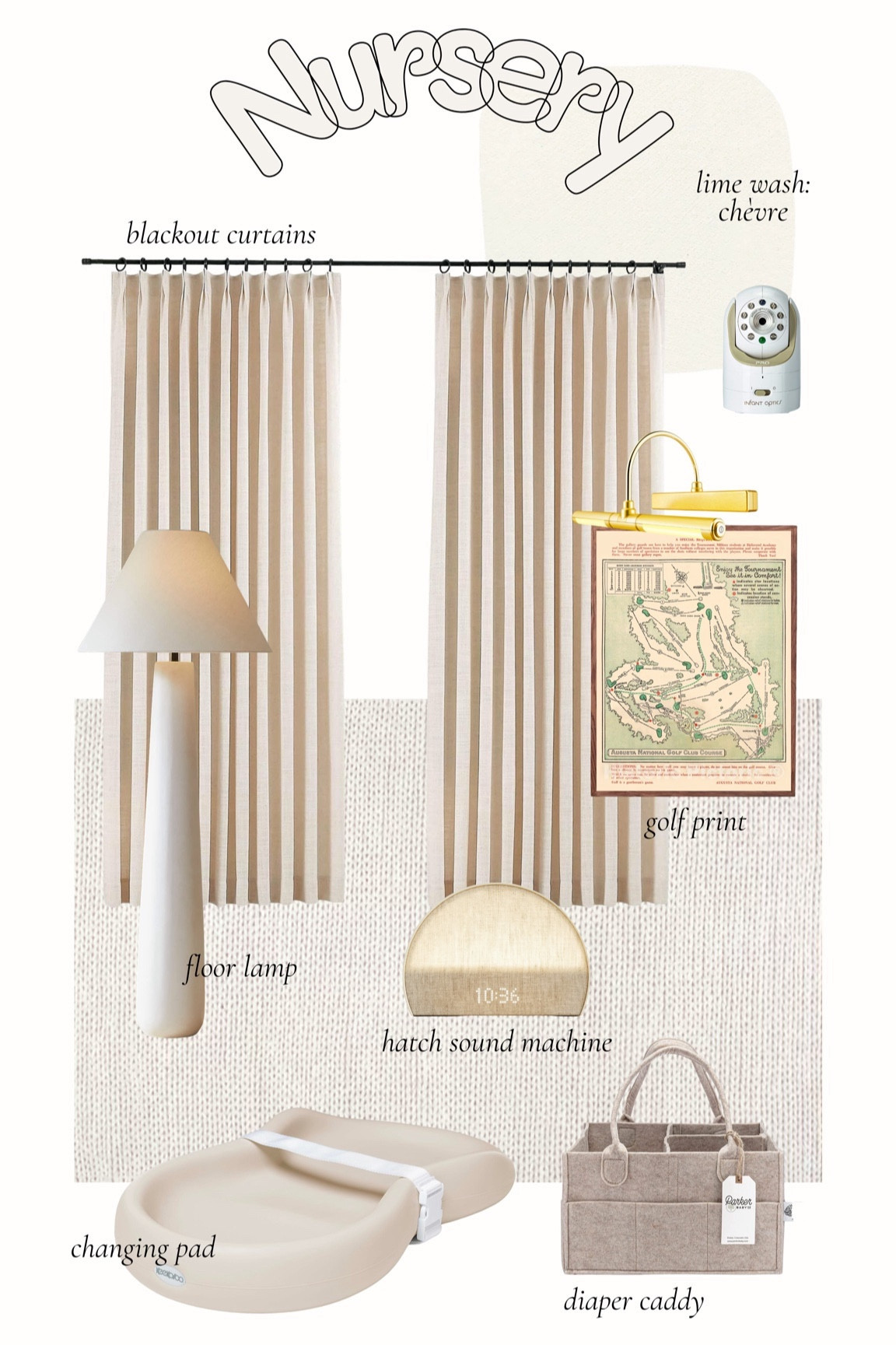 Riley’s nursery room details! Love the neutrals but it’s cozy and warm too. Gold print and frame are Amazon I’m obsessed! We love these blackout curtains so much too 

#LTKhome #LTKbaby #LTKfamily
