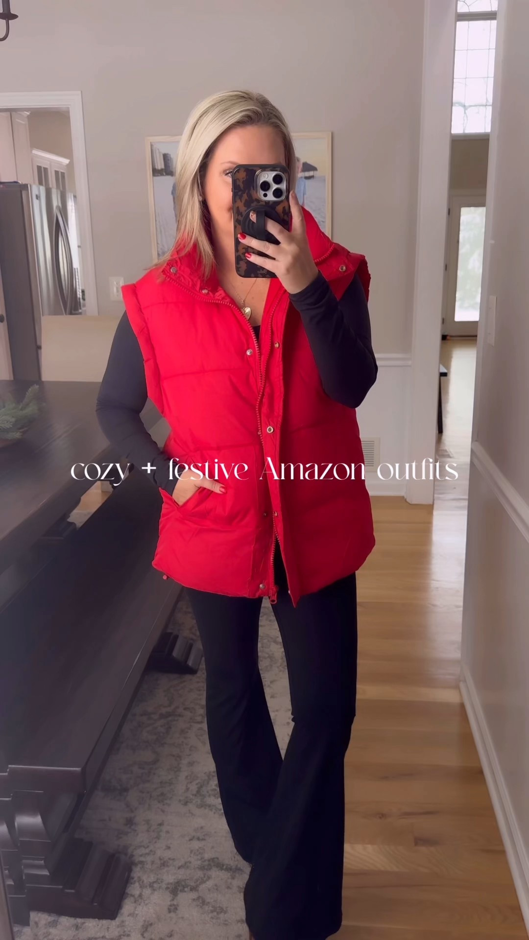 Cozy and festive outfits all from Amazon 🥰🎄
I size up to medium in the sweaters and sweatshirts. In size small in the vests and leggings. 


#LTKFindsUnder50 #LTKSeasonal #LTKHoliday