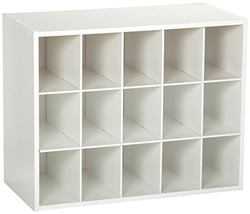 ClosetMaid 8983 Stackable 15-Unit Organizer, White | Amazon (US)