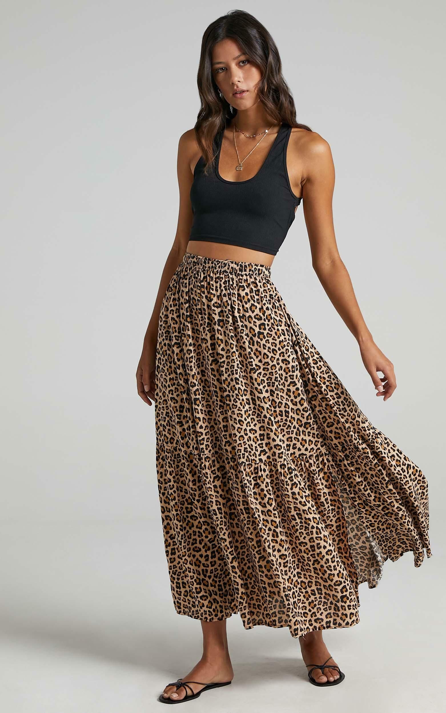 Off To Bali Skirt in Leopard Print | Showpo - deactived