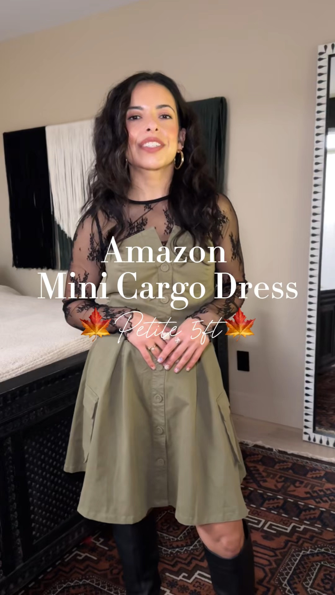 🍁Amazon Cargo Mini Dress🍁

This cargo mini dress is perfect for the summer months but you can easily wear it for fall! 

I added a lace top and boots for more warmth. You could also add a trench coat if it’s really chilly? 

3 Ways to Shop🛍️

✨Comment “LINK” for a DM with the link!
✨Head to my stories “September ” highlight 
✨Tap the link in my bio and head to my LTK or Amazon storefront!

Shot @villa.viridis in Princeton, NJ! 

#cargodress #cargos #amazonthedrop #amazonfallfashion #petitefashion #findyourdazzle #njinfluencer 

#LTKSeasonal #LTKHoliday #LTKHalloween