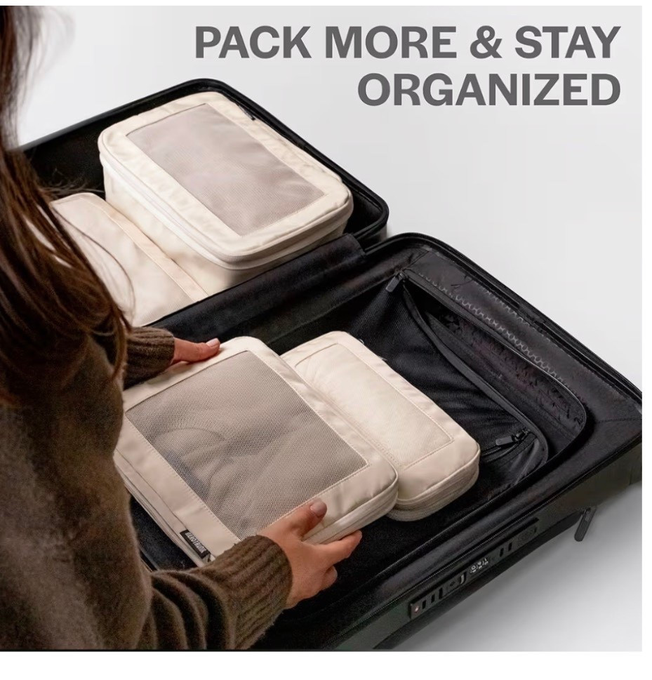 Keep your suitcase organized when you travel. These are my favorite packing cubes that also compress to a smaller size, allowing more space!

#LTKFindsUnder50 #LTKTravel