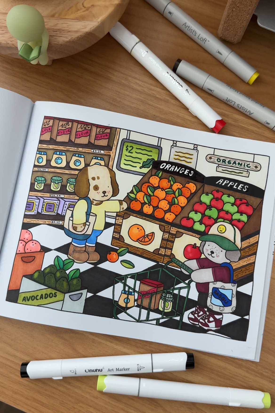 Items featured in my grocery shopping coloring video!! 🍎🥬🍏🥑

#LTKVideo #LTKfamily #LTKfindsunder100