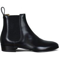 Luxury Shoes For Men Gucci Boots In Black Leather | Stylemyle (US)