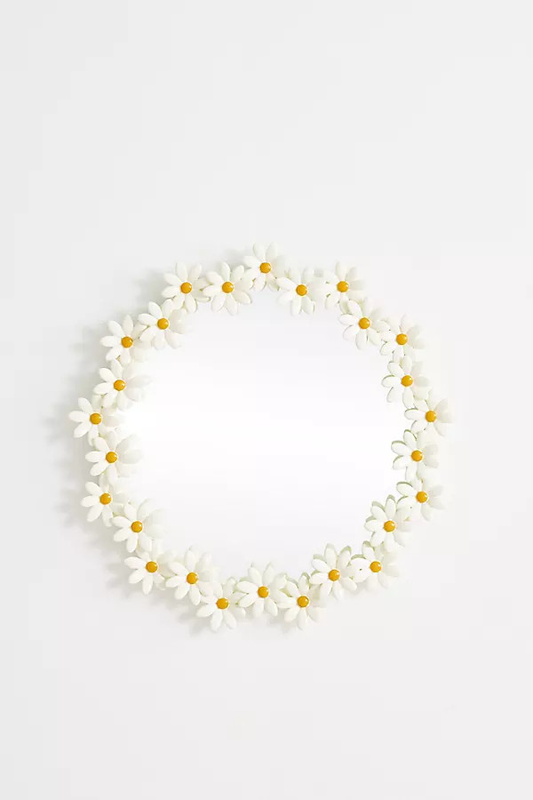 Aster Daisy Round Mirror | Anthropologie (US)