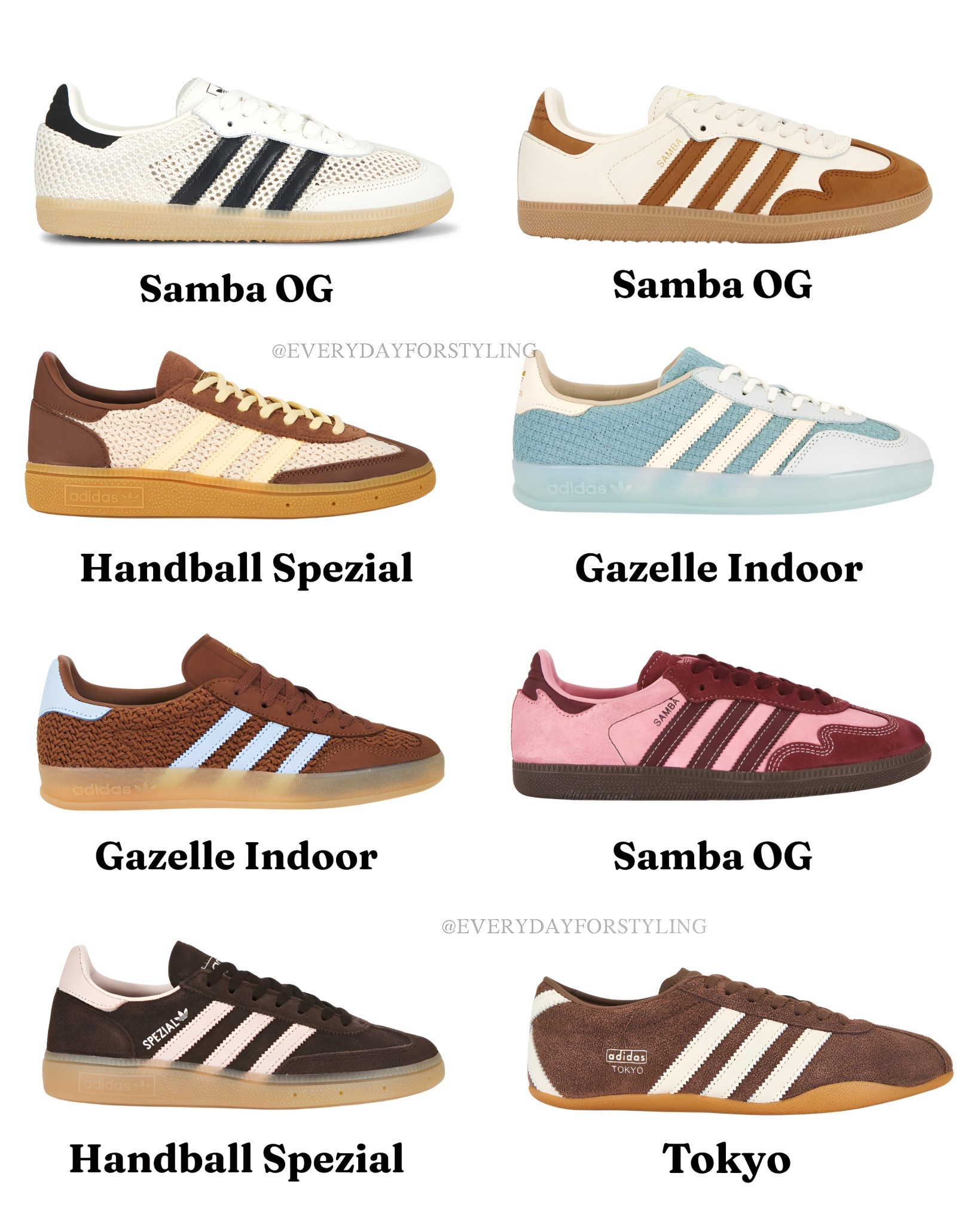 Adidas just won spring 2026 and this edit is the proof 👟

Adidas new arrivals 2025, Adidas Samba OG, Adidas Gazelle Indoor, Adidas Handball Spezial, Adidas Tokyo sneaker, best Adidas styles 2025, Adidas sneaker edit, it girl sneakers, spring sneakers 2025, trendy sneakers women, Adidas Samba colours, fashion sneakers 2025, Adidas Gazelle outfit, sneaker trends spring 2025, best trainers for women, Adidas originals new in, cool sneakers 2025, Adidas must haves, elevated sneaker style, sneaker obsessed, everydayforstyling

#AdidasOriginals #ViralAdidasShoes #SambaOG #GazelleIndoor #EverydayForStyling 

#LTKootd #LTKSeasonal #LTKTravel