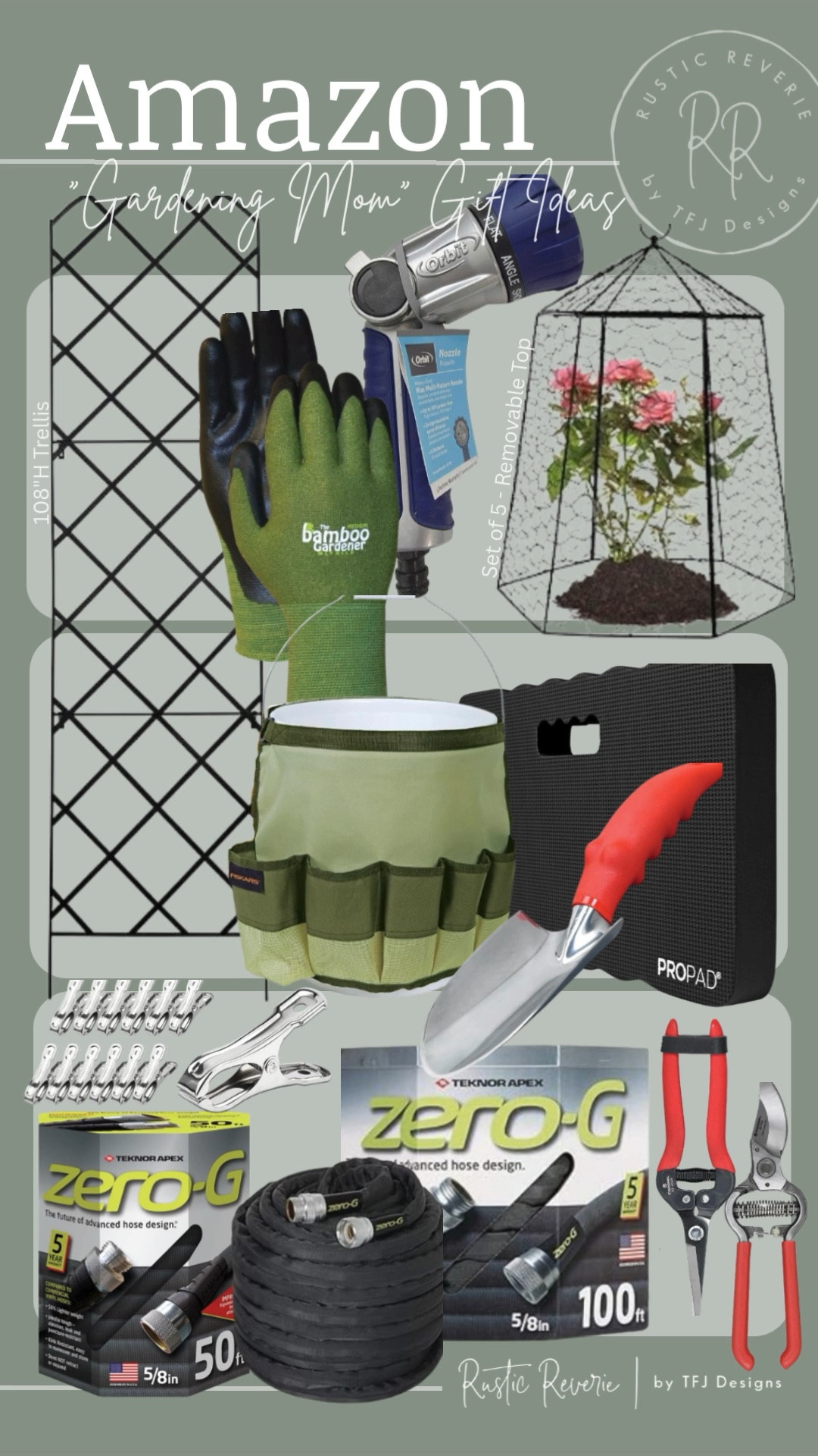 Some gift ideas your Gardening Mom will love for Mother’s Day! ❤️ amazon creator favorites prime shipping affordable garden flexible hose trellis gloves spray nozzle plant cage planting flower bed 

#LTKSaleAlert #LTKMothersDay #LTKOver40