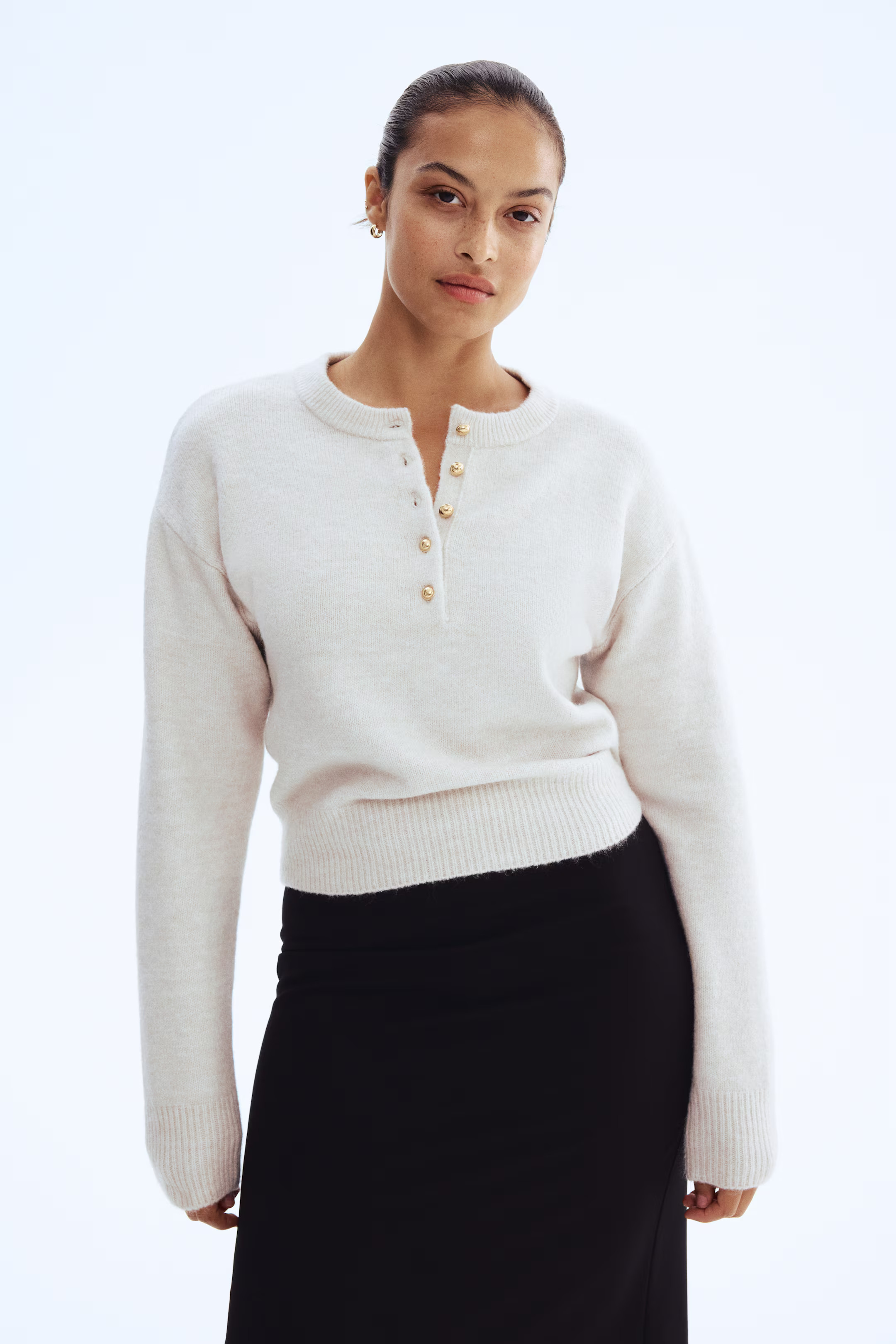 Button-top jumper | H&M (UK, MY, IN, SG, PH, TW, HK)